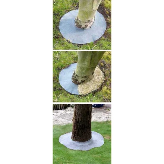 Afdektextiel voor boompjes, struiken, stammetjes - 50 cm diameter