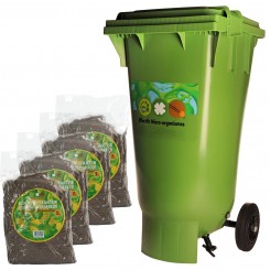 BOKASHI compostcontainer  met 4 x 2 kg bokashi-starter