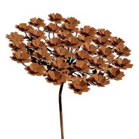 Bloem HORTENSIA in metaal