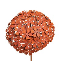 Bloem HYDRANGEA in metaal