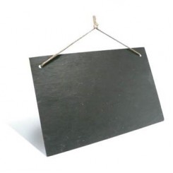 Leisteenbord 30 x 20 cm - set van 3 stuks