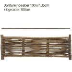 paneel in notelaarshout 100 cm (B) x 35 cm (H)